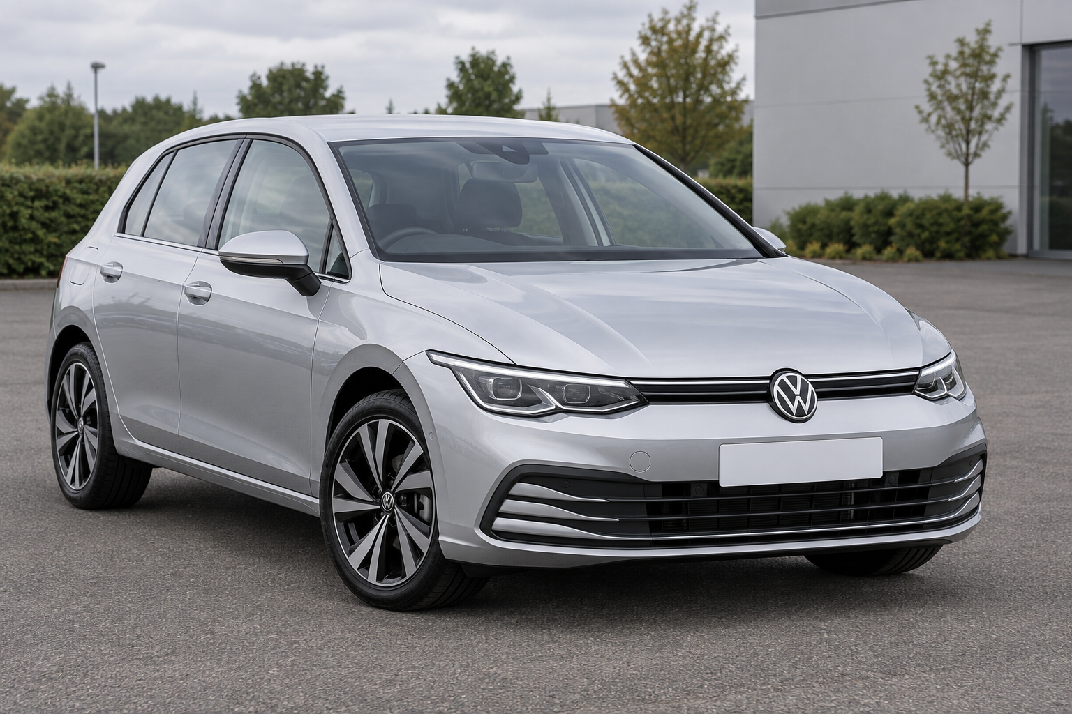 Synthetic illustration of Volkswagen Golf