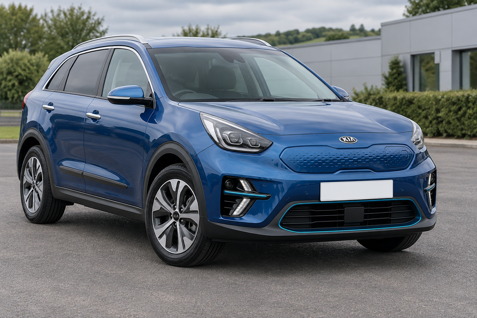 Synthetic illustration of Kia e-Niro